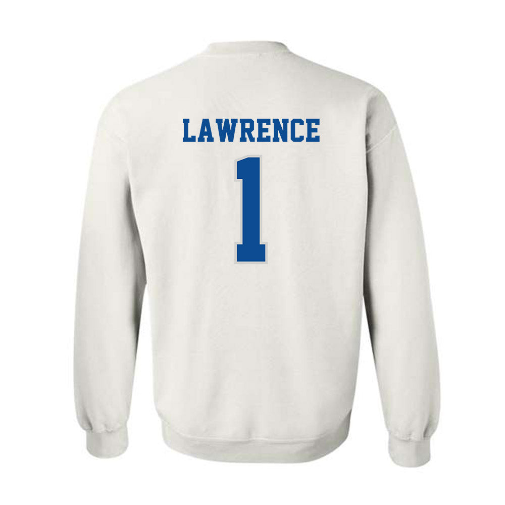 Indiana State - NCAA Football : Plez Lawrence - Classic Shersey Crewneck Sweatshirt-1