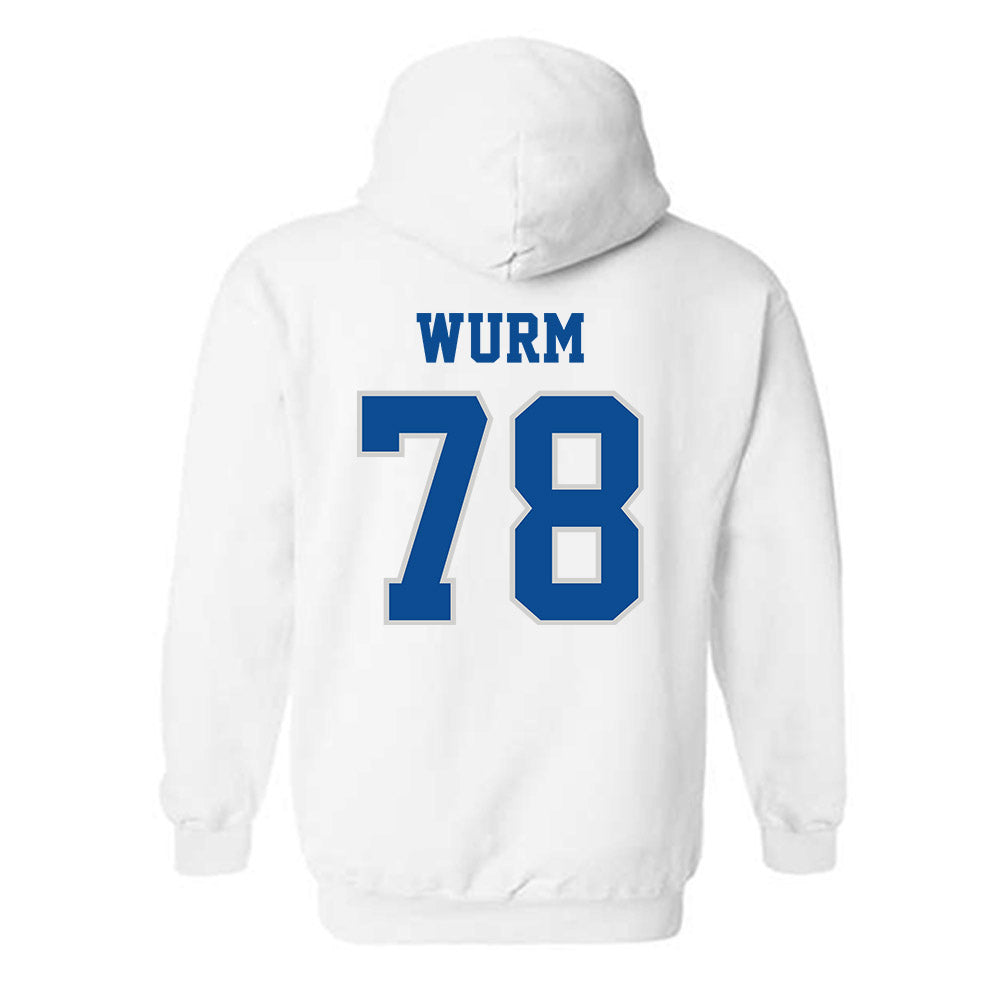 Indiana State - NCAA Football : Zac Wurm - Classic Shersey Hooded Sweatshirt-1