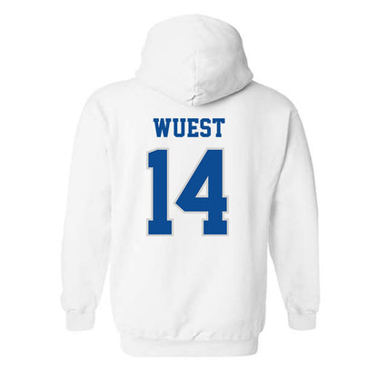Indiana State - NCAA Football : BJ Wuest - Classic Shersey Hooded Sweatshirt-1