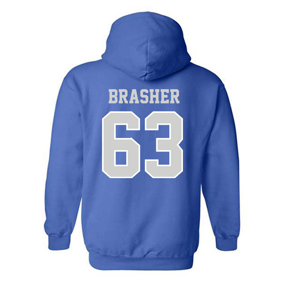 Indiana State - NCAA Football : Benjamin Brasher - Classic Shersey Hooded Sweatshirt-1