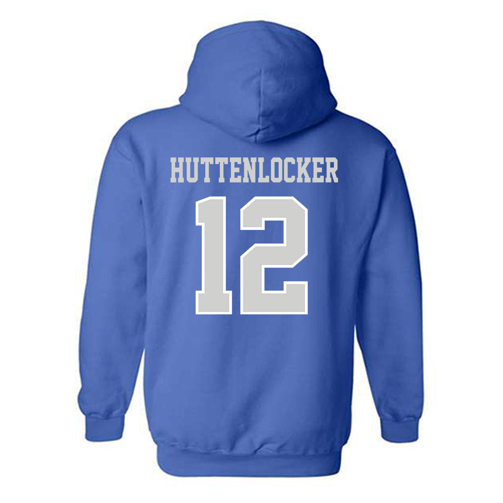 Indiana State - NCAA Men's Basketball : Caden Huttenlocker - Classic Shersey Hooded Sweatshirt-1