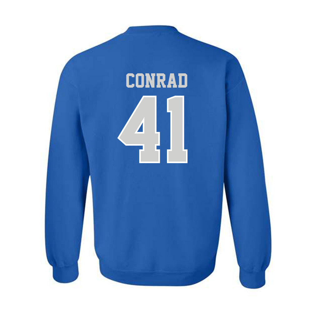 Indiana State - NCAA Football : Spencer Conrad - Classic Shersey Crewneck Sweatshirt-1