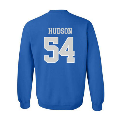 Indiana State - NCAA Football : Zeshaun Hudson - Classic Shersey Crewneck Sweatshirt-1