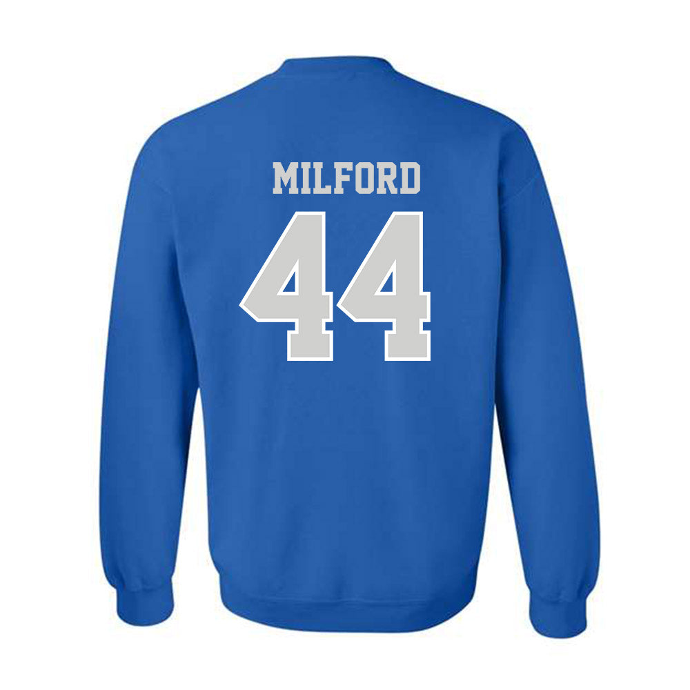 Indiana State - NCAA Football : Kendrick Milford - Classic Shersey Crewneck Sweatshirt-1