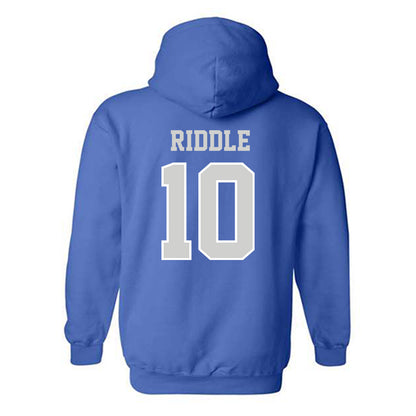 Indiana State - NCAA Football : Brock Riddle - Classic Shersey Hooded Sweatshirt-1