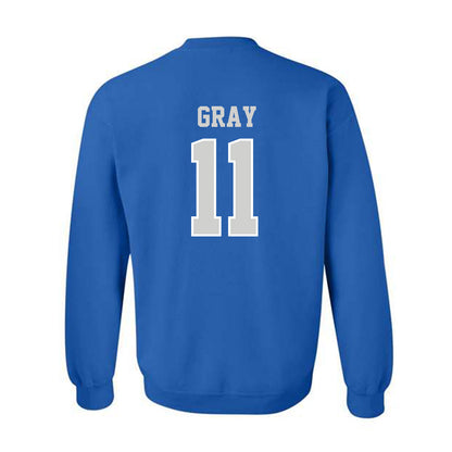Indiana State - NCAA Men's Basketball : Aaron Gray - Classic Shersey Crewneck Sweatshirt-1