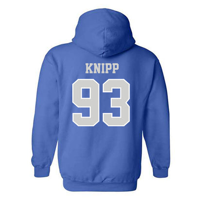 Indiana State - NCAA Football : Mason Knipp - Classic Shersey Hooded Sweatshirt-1