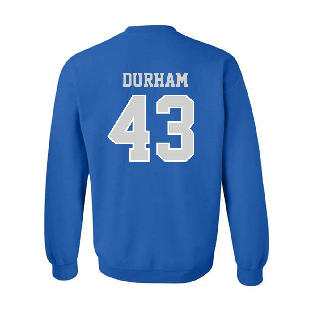 Indiana State - NCAA Football : Braydon Durham - Classic Shersey Crewneck Sweatshirt-1