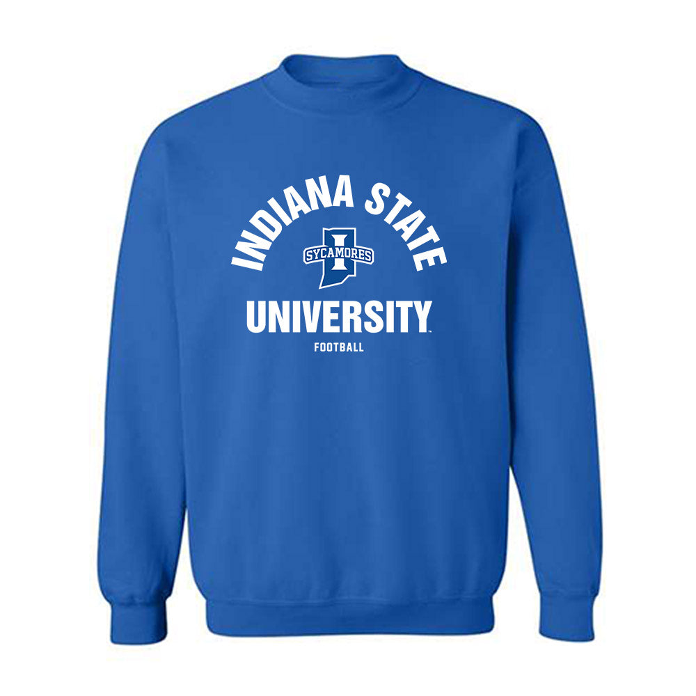Indiana State - NCAA Football : Zeshaun Hudson - Classic Shersey Crewneck Sweatshirt-0