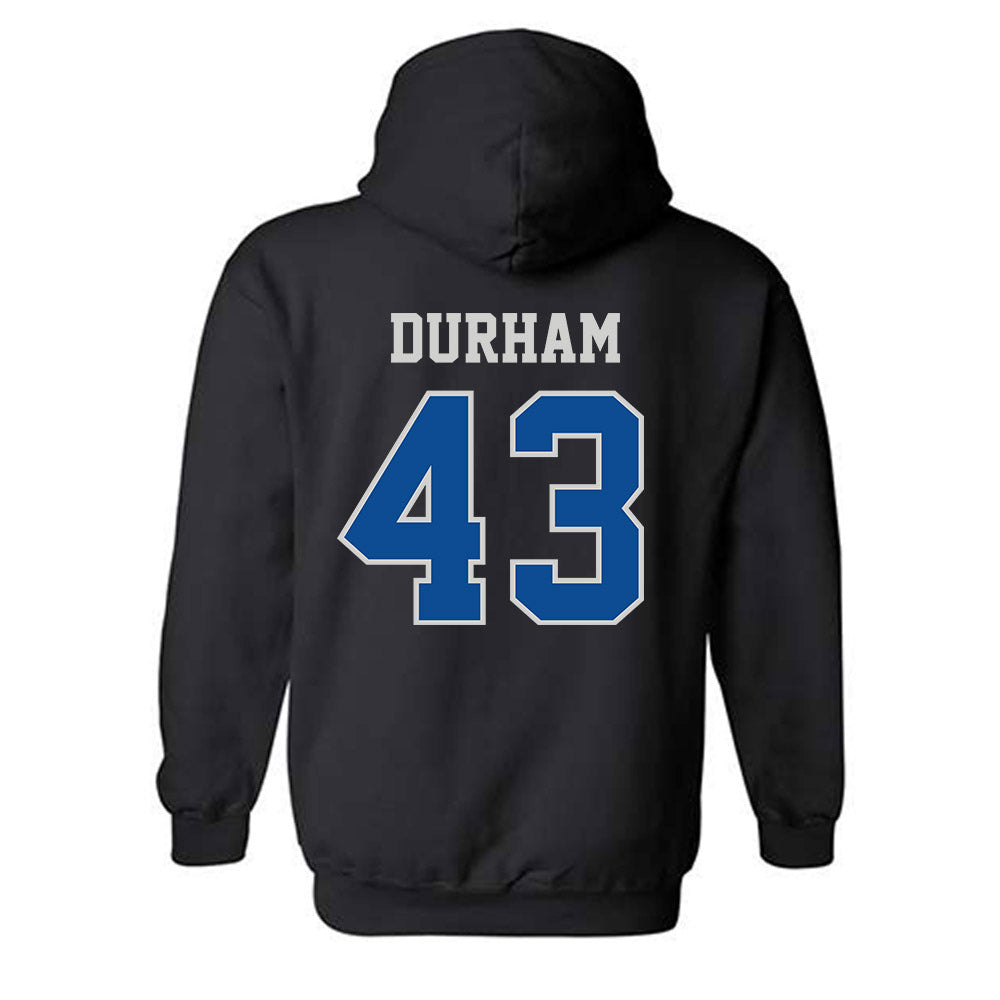 Indiana State - NCAA Football : Braydon Durham - Classic Shersey Hooded Sweatshirt-1
