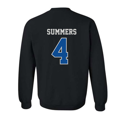 Indiana State - NCAA Men's Basketball : Jahni Summers - Classic Shersey Crewneck Sweatshirt-1