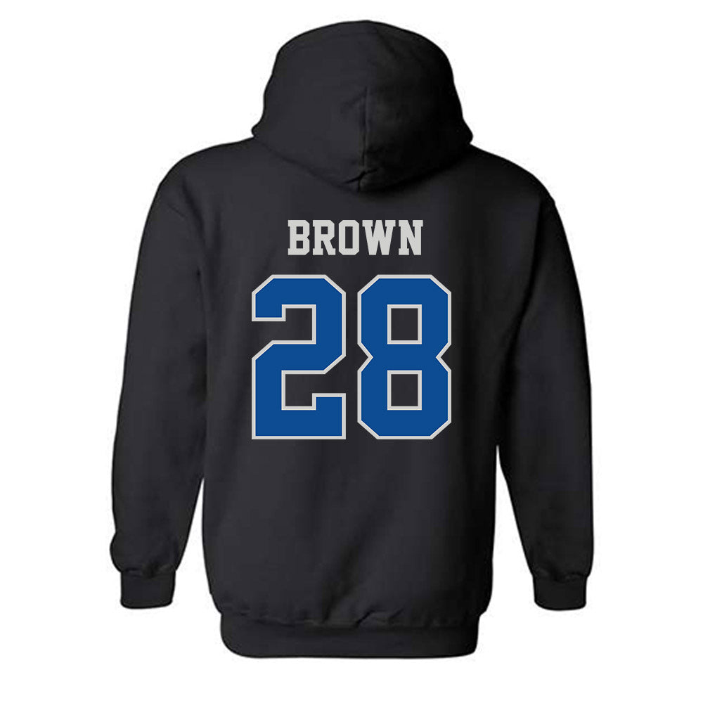 Indiana State - NCAA Football : Deion Brown - Classic Shersey Hooded Sweatshirt-1