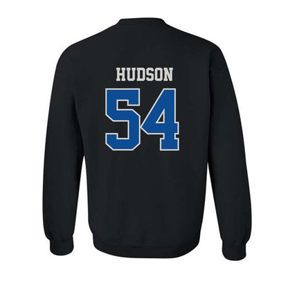 Indiana State - NCAA Football : Zeshaun Hudson - Classic Shersey Crewneck Sweatshirt-1