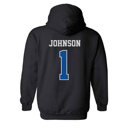 Indiana State - NCAA Football : Devin Johnson - Classic Shersey Hooded Sweatshirt-1