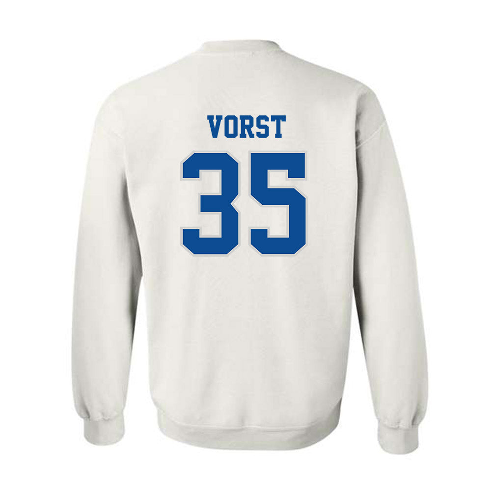 Indiana State - NCAA Men's Basketball : Derek Vorst - Classic Shersey Crewneck Sweatshirt-1