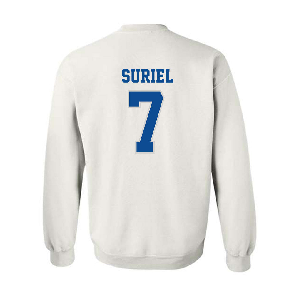 Indiana State - NCAA Baseball : Breyllin Suriel - Classic Shersey Crewneck Sweatshirt-1