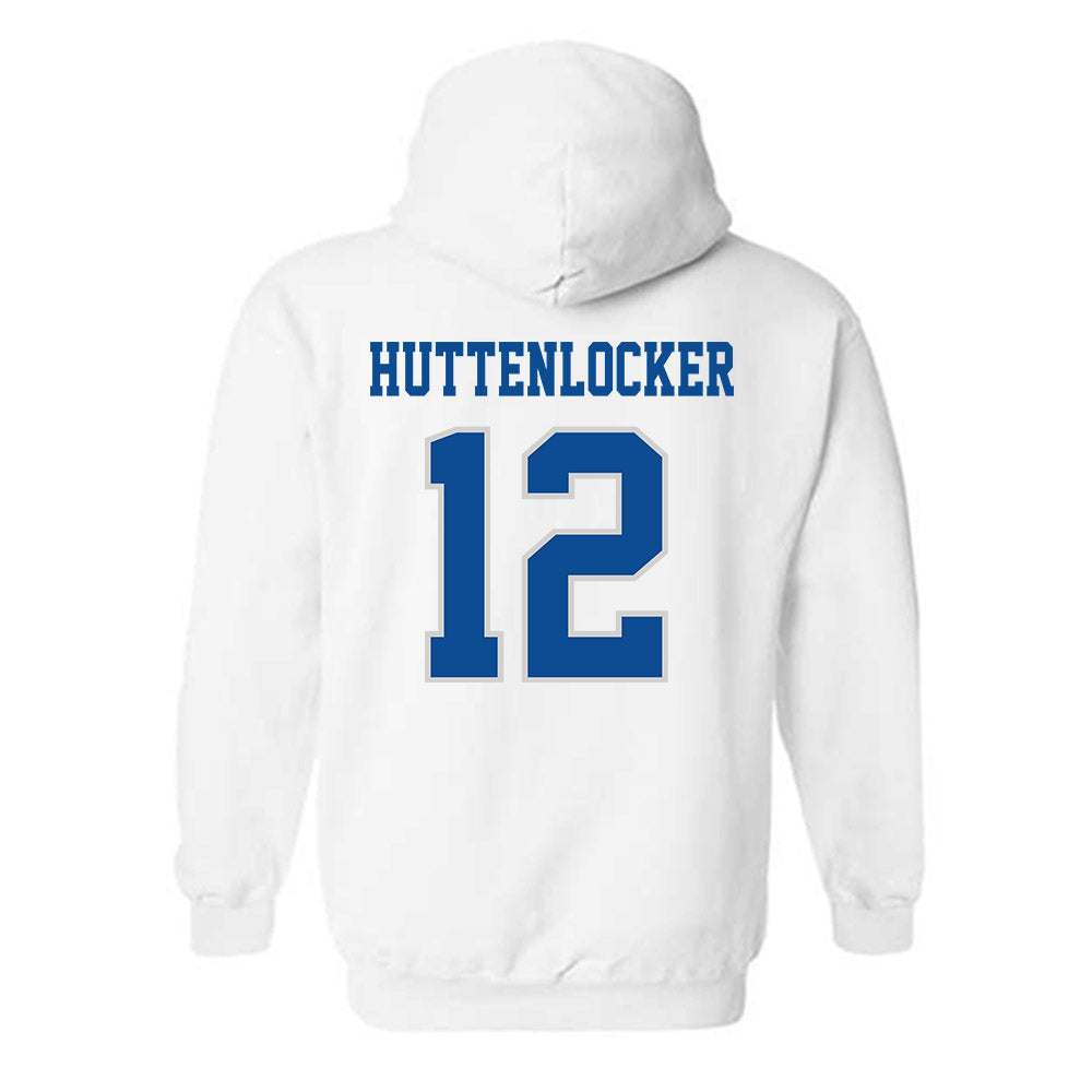 Indiana State - NCAA Men's Basketball : Caden Huttenlocker - Classic Shersey Hooded Sweatshirt-1