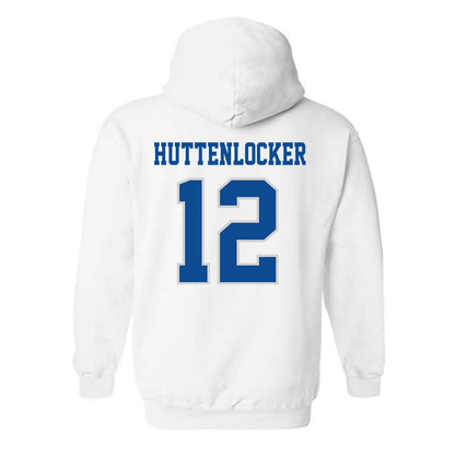 Indiana State - NCAA Men's Basketball : Caden Huttenlocker - Classic Shersey Hooded Sweatshirt-1