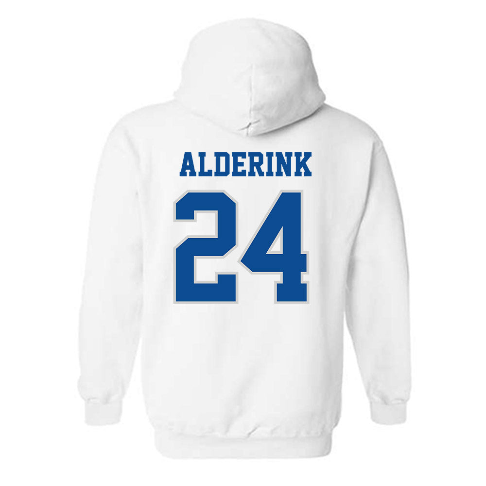 Indiana State - NCAA Men's Basketball : Merritt Alderink - Classic Shersey Hooded Sweatshirt-1