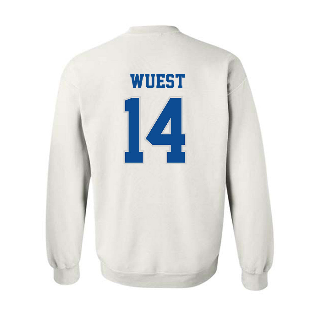 Indiana State - NCAA Football : BJ Wuest - Classic Shersey Crewneck Sweatshirt-1