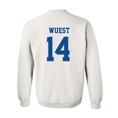 Indiana State - NCAA Football : BJ Wuest - Classic Shersey Crewneck Sweatshirt-1