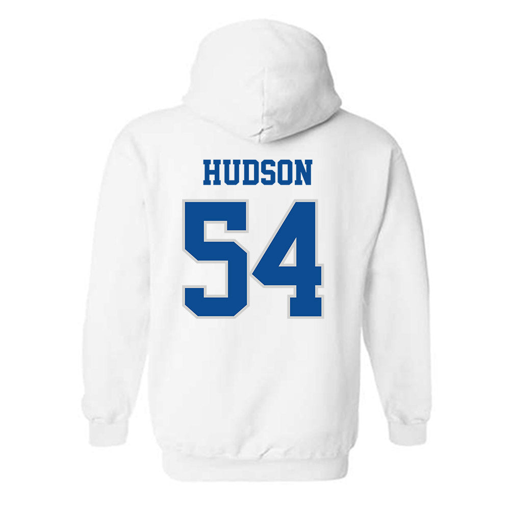 Indiana State - NCAA Football : Zeshaun Hudson - Classic Shersey Hooded Sweatshirt-1