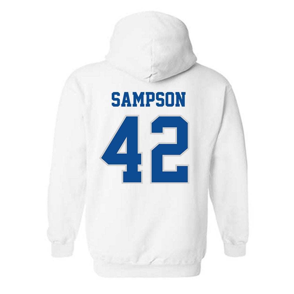 Indiana State - NCAA Football : Braxton Sampson - Classic Shersey Hooded Sweatshirt-1
