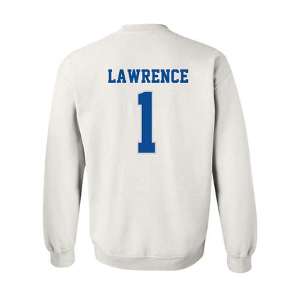Indiana State - NCAA Football : Plez Lawrence - Classic Shersey Crewneck Sweatshirt-1