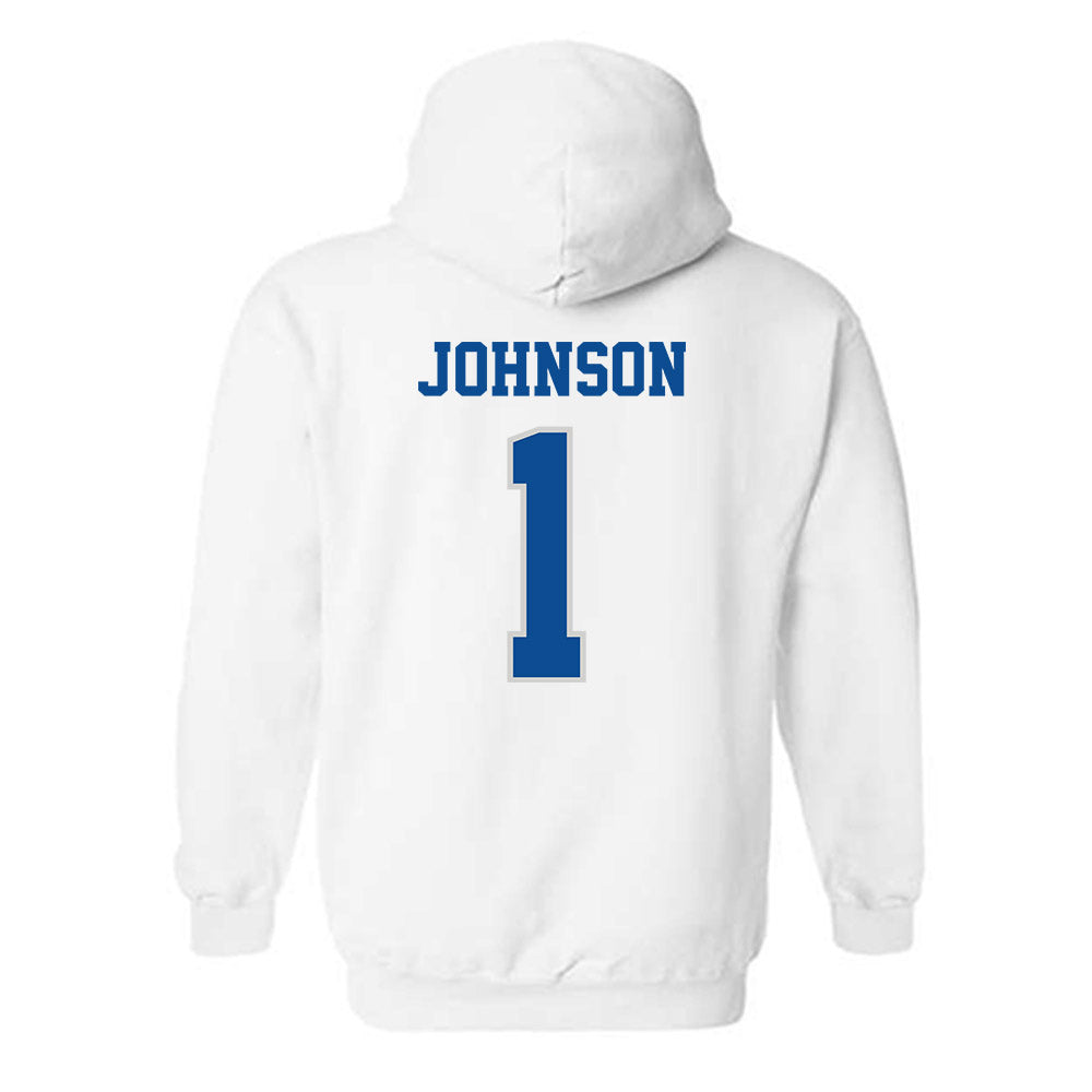 Indiana State - NCAA Football : Devin Johnson - Classic Shersey Hooded Sweatshirt-1