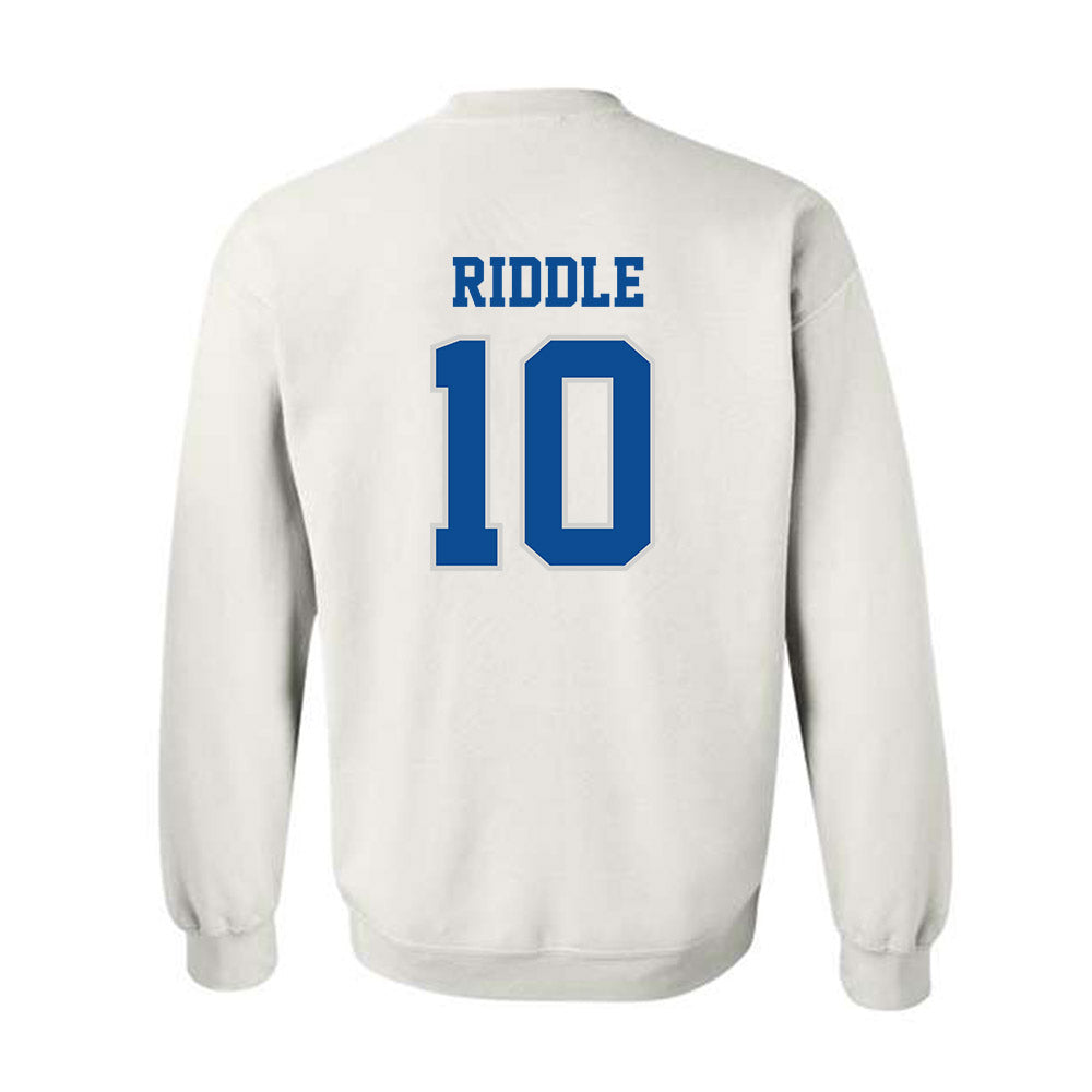 Indiana State - NCAA Football : Brock Riddle - Classic Shersey Crewneck Sweatshirt-1