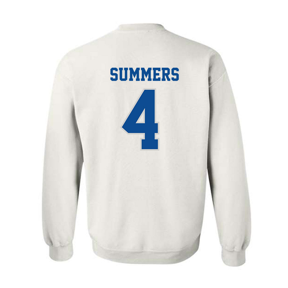Indiana State - NCAA Men's Basketball : Jahni Summers - Classic Shersey Crewneck Sweatshirt-1
