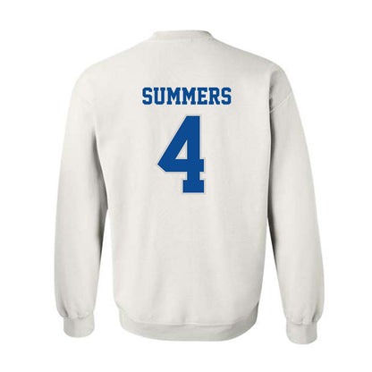Indiana State - NCAA Men's Basketball : Jahni Summers - Classic Shersey Crewneck Sweatshirt-1