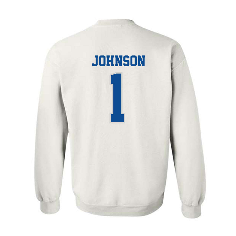 Indiana State - NCAA Football : Devin Johnson - Classic Shersey Crewneck Sweatshirt-1