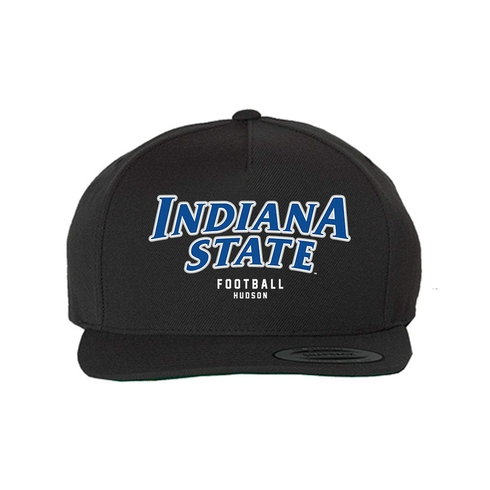 Indiana State - NCAA Football : Zeshaun Hudson - Snapback Hat-0