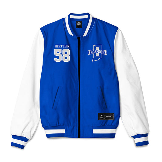 Indiana State - NCAA Football : Andy Hertlein - Bomber Jacket-0