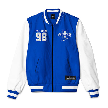 Indiana State - NCAA Football : Bryce Patterson - Bomber Jacket-0