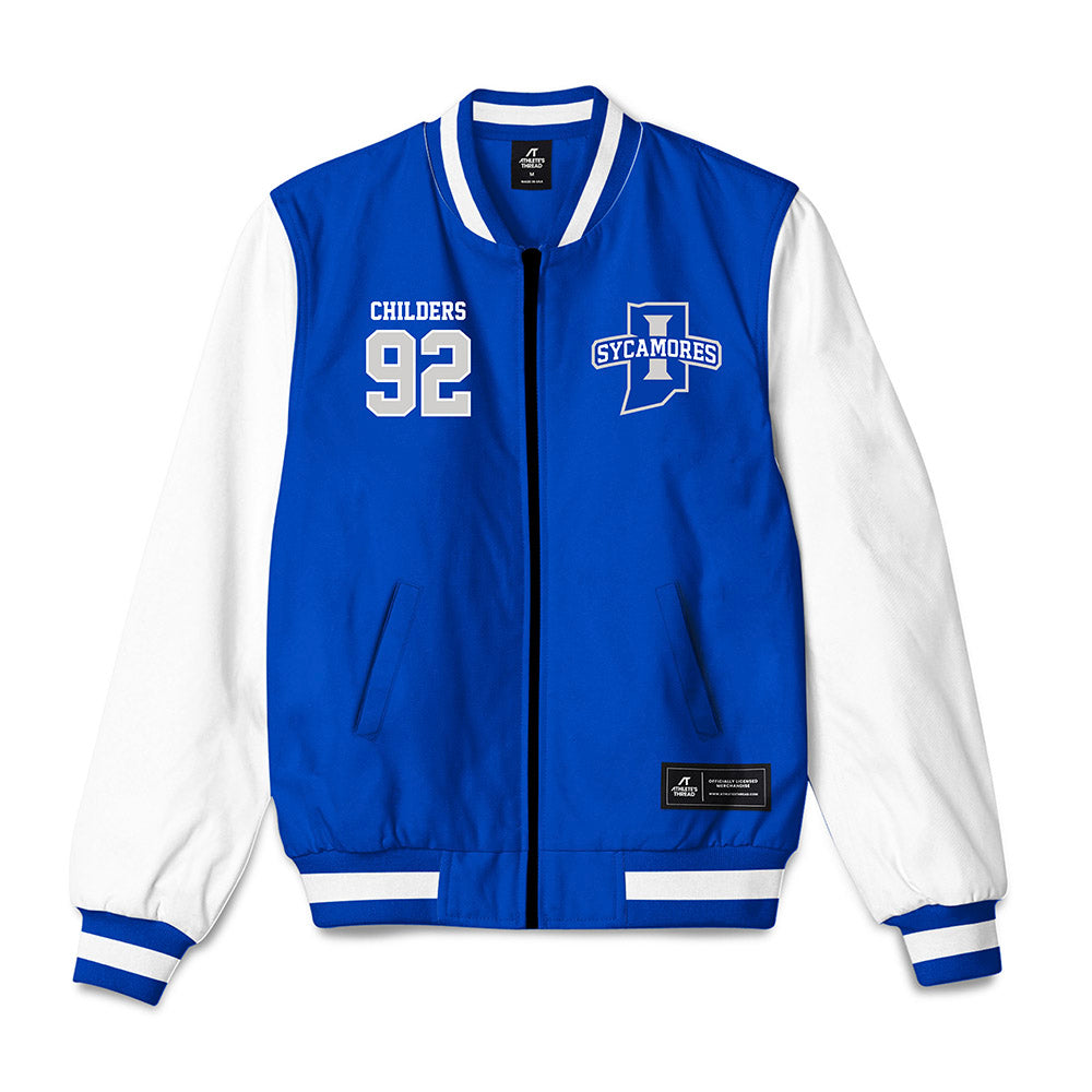 Indiana State - NCAA Football : Jayden Childers - Bomber Jacket-0