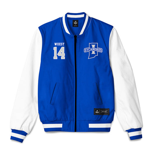 Indiana State - NCAA Football : BJ Wuest - Bomber Jacket-0