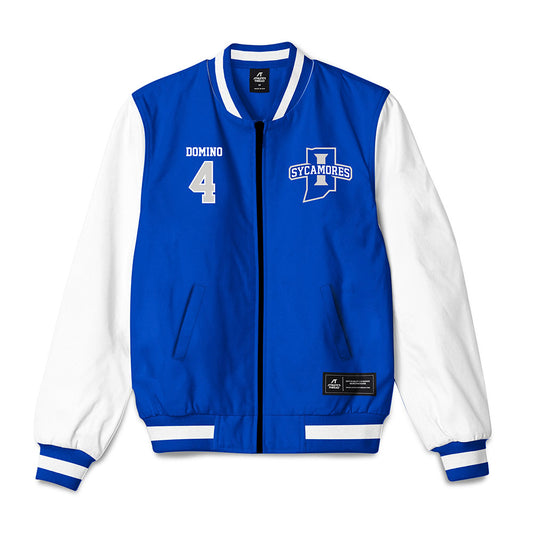 Indiana State - NCAA Football : Bryan Domino - Bomber Jacket-0