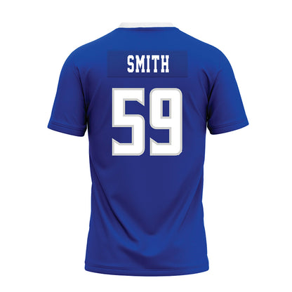 Indiana State - NCAA Football : Isaiah Smith - Royal Blue Premium Football Jersey-1