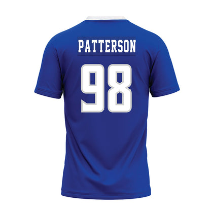 Indiana State - NCAA Football : Bryce Patterson - Royal Blue Premium Football Jersey-1