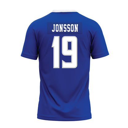 Indiana State - NCAA Football : Baruk Jonsson - Royal Blue Premium Football Jersey-1