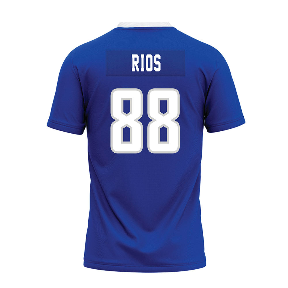 Indiana State - NCAA Football : Kai Rios - Royal Blue Premium Football Jersey-1