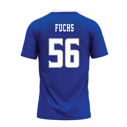 Indiana State - NCAA Football : Hank Fuchs - Royal Blue Premium Football Jersey-1