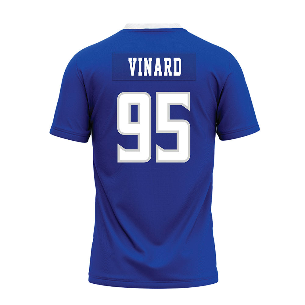 Indiana State - NCAA Football : Rylan Vinard - Royal Blue Premium Football Jersey-1
