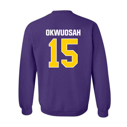 WIU - NCAA Men's Basketball : Francis Okwuosah - Crewneck Sweatshirt-1