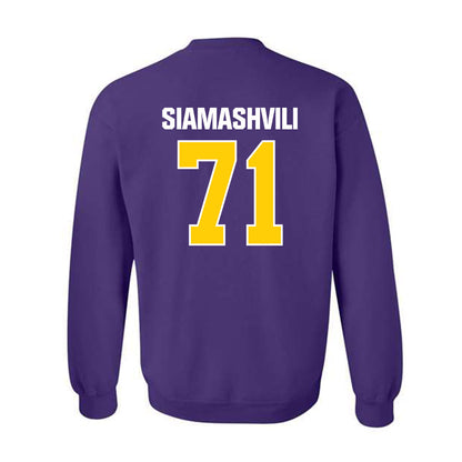 WIU - NCAA Football : Luca Siamashvili - Crewneck Sweatshirt-1