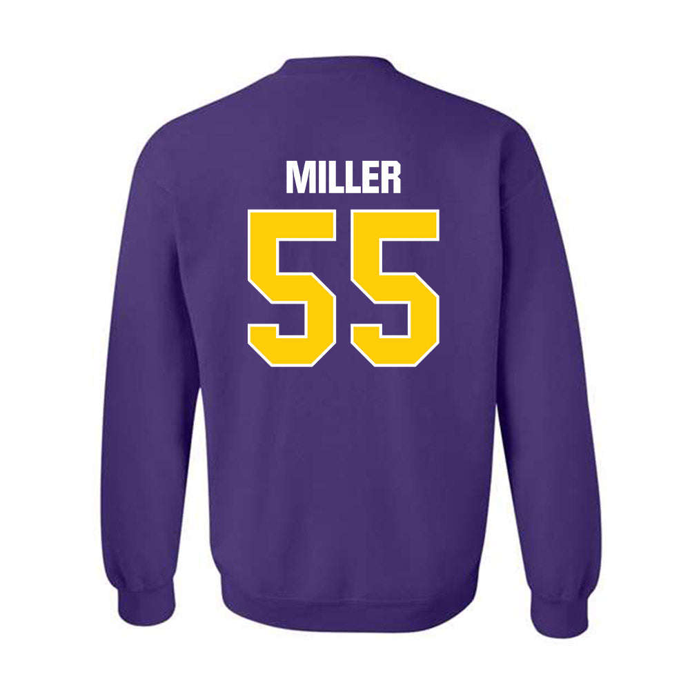 WIU - NCAA Football : Jace Miller - Crewneck Sweatshirt-1