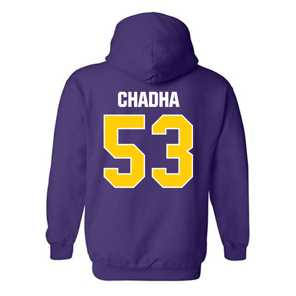 WIU - NCAA Football : Antonio Chadha - Hooded Sweatshirt-1