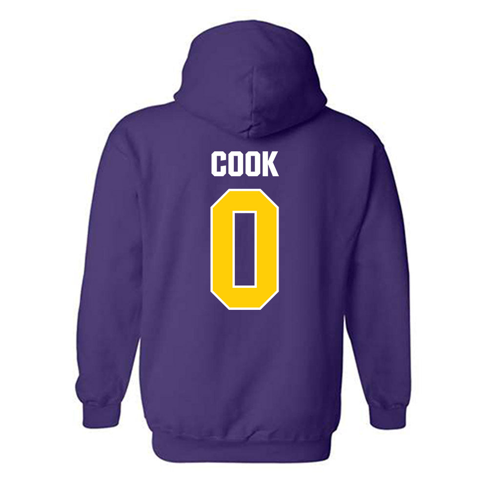 WIU - NCAA Men's Basketball : Tyran Cook - Hooded Sweatshirt-1